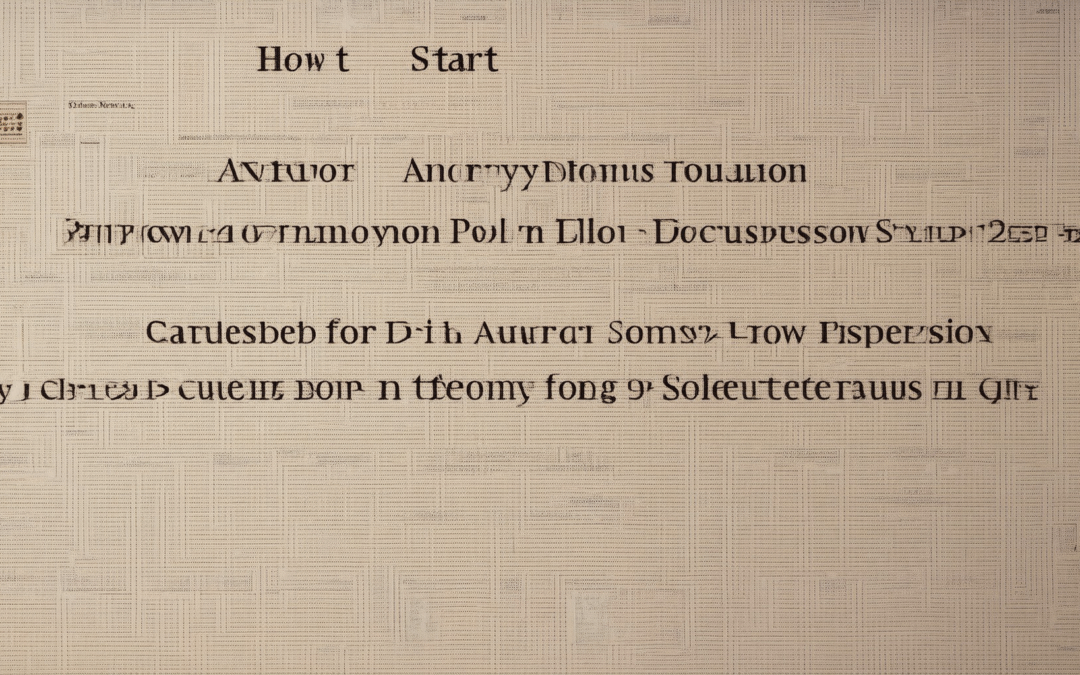 How to Start an Anonymous Blog for Public Discussion: A Step-by-Step Guide