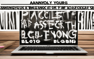 Anonymously Yours: Mastering the Art of Faceless Blogging