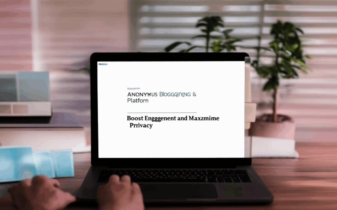 Finding the Perfect Anonymous Blogging Platform: Boost Engagement and Maximize Privacy