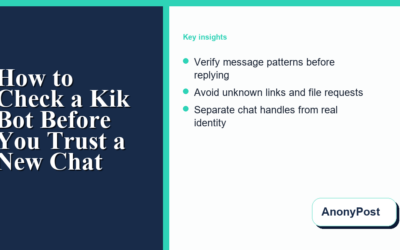 How to Check a Kik Bot Before You Trust a New Chat