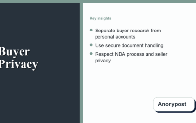 How Buyers Can Protect Confidentiality During Early Business Research