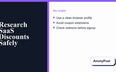 How to Research SaaS Discounts Safely: A Privacy Guide for Domain Buyers
